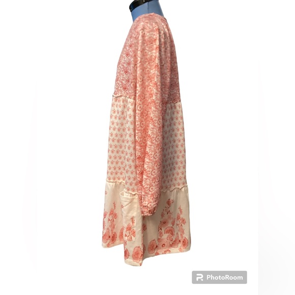 NWT ExclusiveLMSM XXL Tiered Cotton Boho Dress - Picture 5 of 9